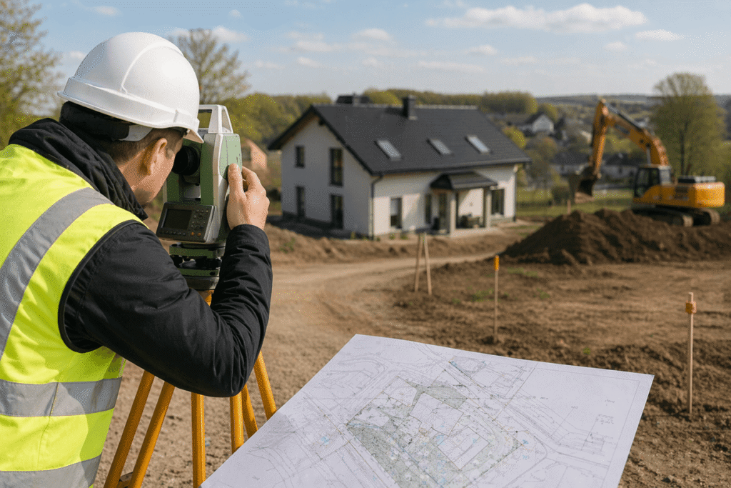 Topografinė nuotrauka statyboms topografiniai matavimai