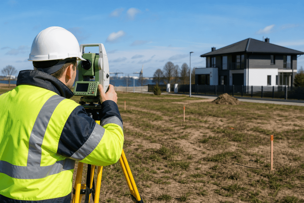 Topografiniai ir geodeziniai darbai sklype prieš projektavimą